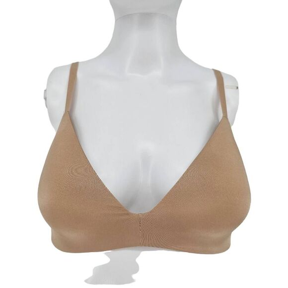SKIMS Wireless Form T-Shirt Bra Tan 34C New - Picture 1 of 7